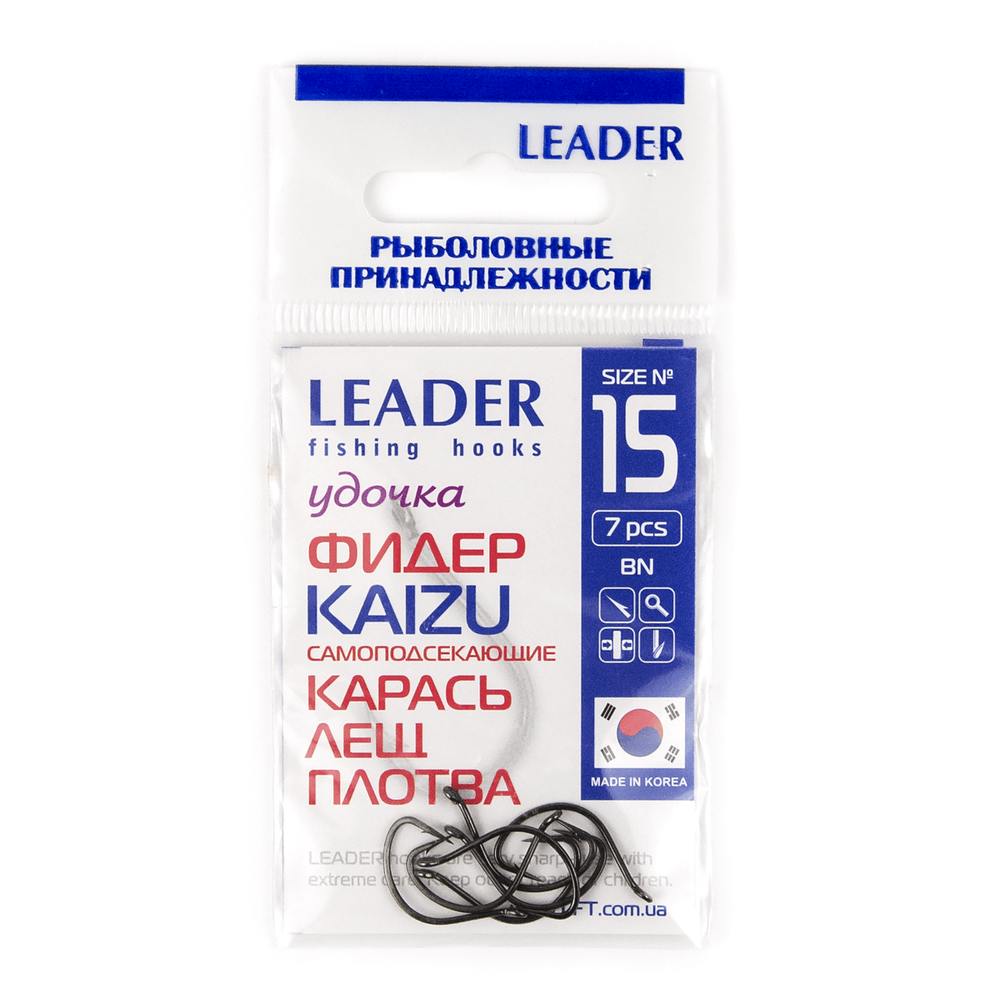 Крючок Leader Фидер Kaizu