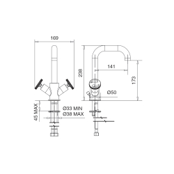 Смеситель Migliore Reversa для раковины  28197 хром