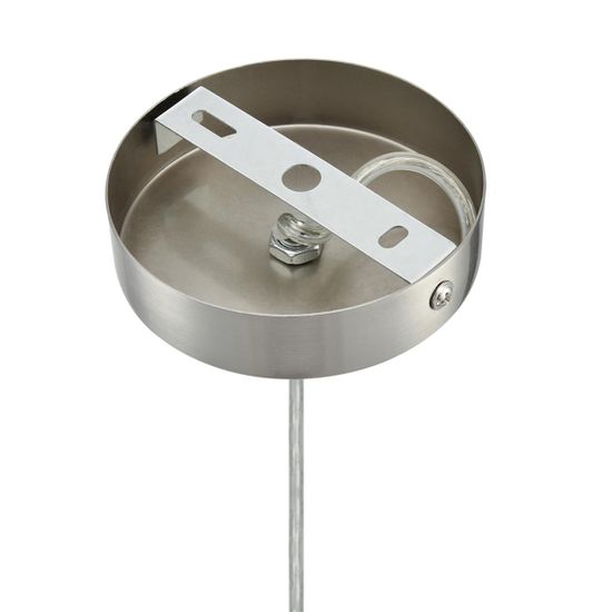 8283/1A CLASSI LN26 051 никель/белый, металл/керамика/текстиль Подвес Е14 1*40W 220V KENTUKI