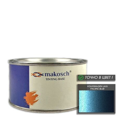 Автоэмаль алкидная makosch / Базовая эмаль VOLKSVAGEN голубая LA5J,перламутр