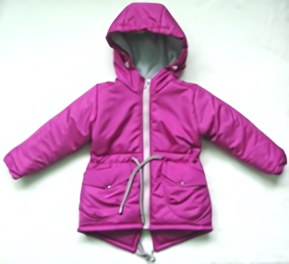 Парка для девочек синтепон в ассорт. р. 104-110 (Ириска)