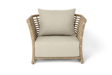 "Валенсия" кресло из искусственного ротанга, цвет соломенный