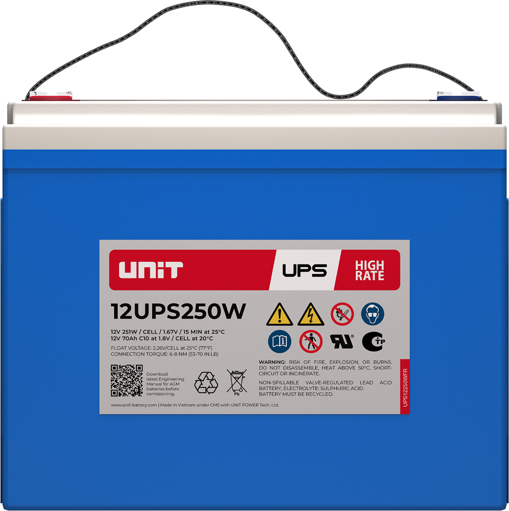 Аккумулятор UNIT 12UPS250W