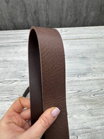 Ременная заготовка Миссури МС32 цв. Шоколад, толщ. 3,3-3,5 мм