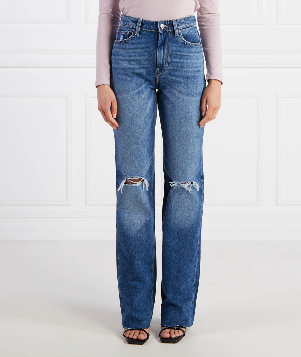 Джинсы 80S GUESS - голубой(W2BA33 D4T98)