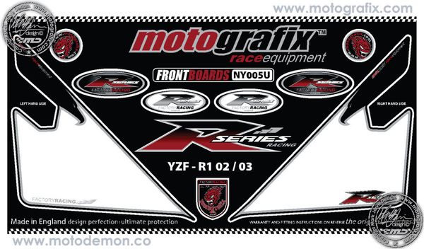 Наклейка Motografix NY005U для мотоциклов YAMAHA R1 &#39;02-03