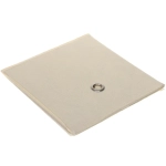 Короб - органайзер складной стеллажный для хранения вещей с ручками «УЮТДОМА», цвет слоновая кость, 28*27*28см