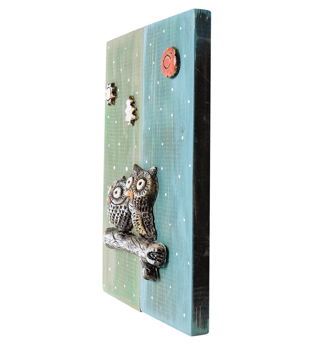 КоКо Шамель KK-506 Панно «Совы на ветке» шамот