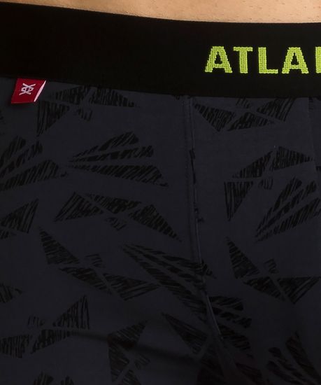 Трусы мужские боксеры (3шт), Atlantic Origami Sport 3MH-040, графит + лайм + черные