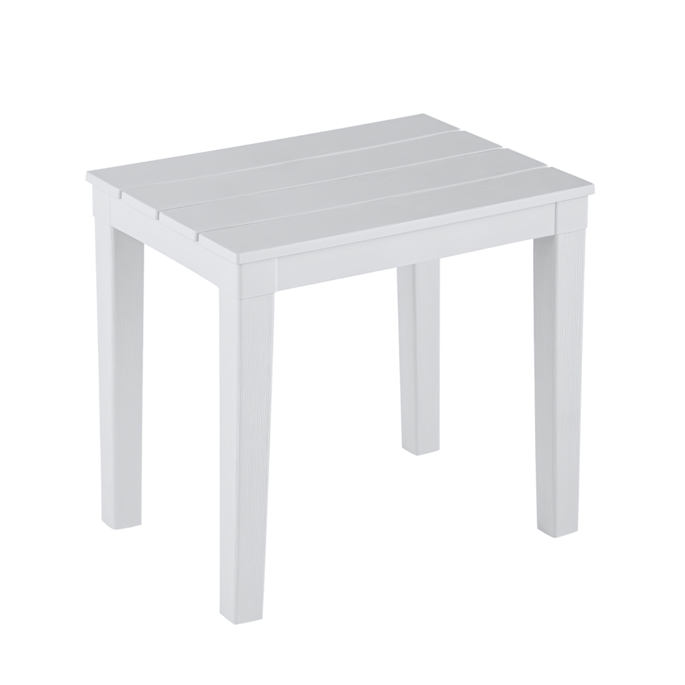 Столик для шезлонга "Прованс" 400*300*370, цвет белый, макс. нагрузка до 80 кг. складной