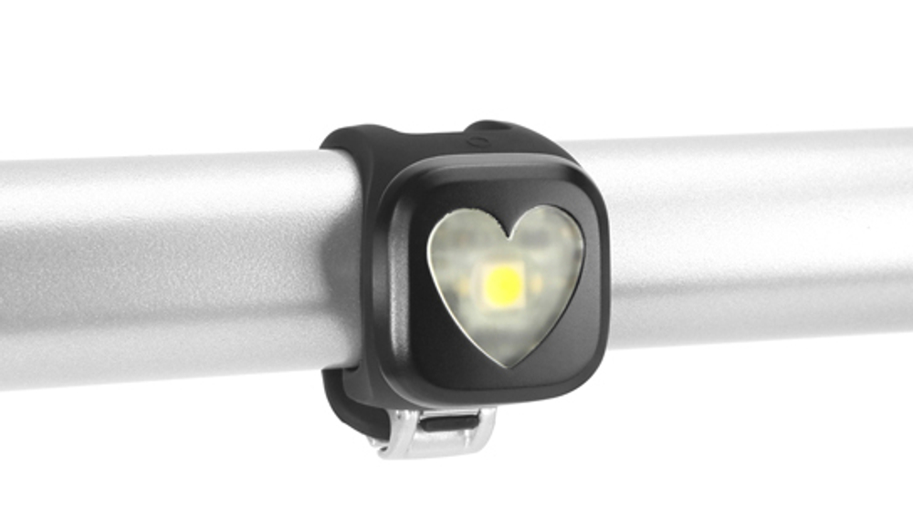 Велофонарь Knog Blinder 1 Hearts White LED передний / белый светодиод 11299  черный