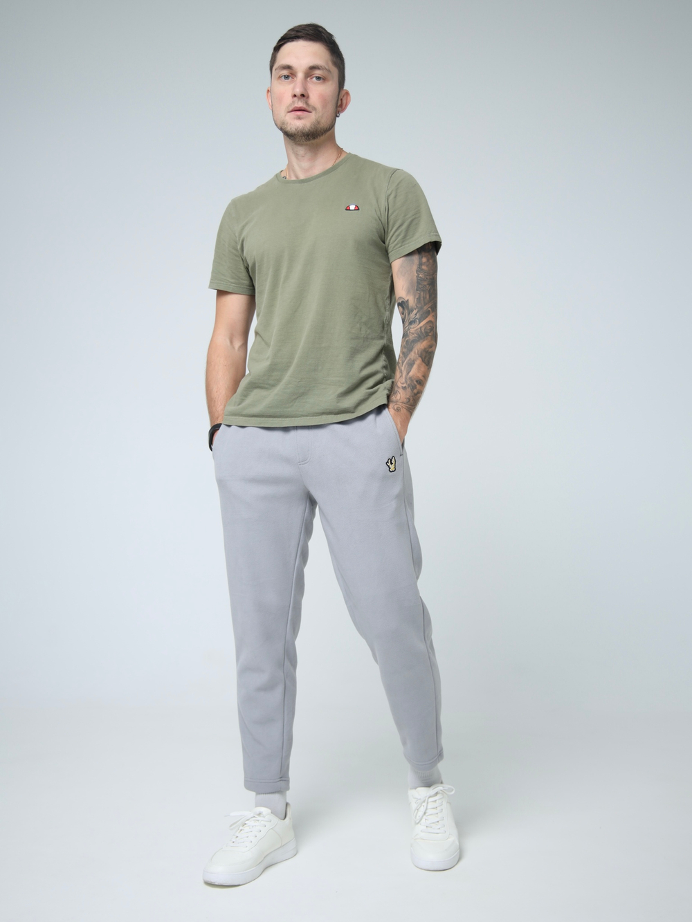 Брюки флисовые город горький серые