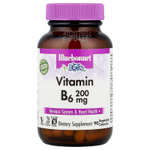 Bluebonnet Nutrition, витамин В6, 200 мг, 90 растительных капсул