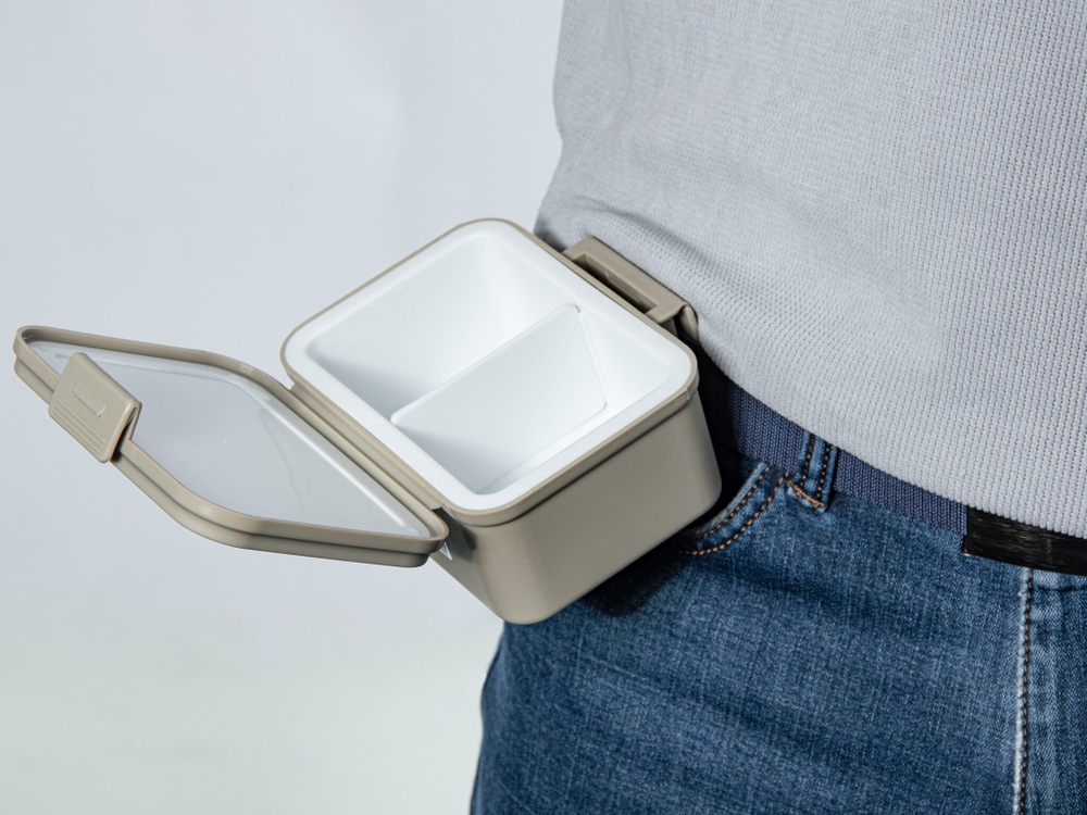 Коробка рыболовная для наживки с крышкой термо Meiho BAIT COOLER 203 142х116х73