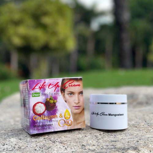 Крем для для лица подтягивающий с коллагеном и мангостином Banna