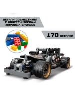 Конструктор гоночная машина UNICON Техно, инерционный, 170 д