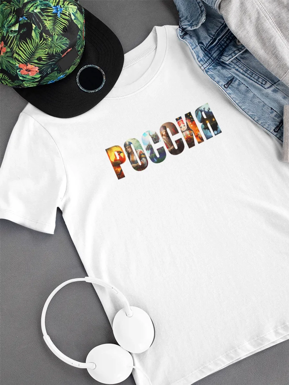 Футболка с гербом России