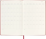 Ежедневник на 2025 год Moleskine Classic (DHF212DC3) 13х21см твердая обложка красный