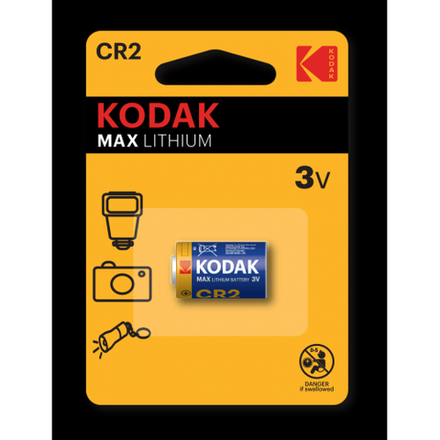 Батарейки Kodak CR2 [KCR2-1] MAX Lithium