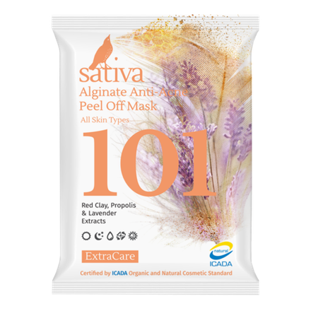 Маска альгинатная Sativa №101 анти-акне (15г)