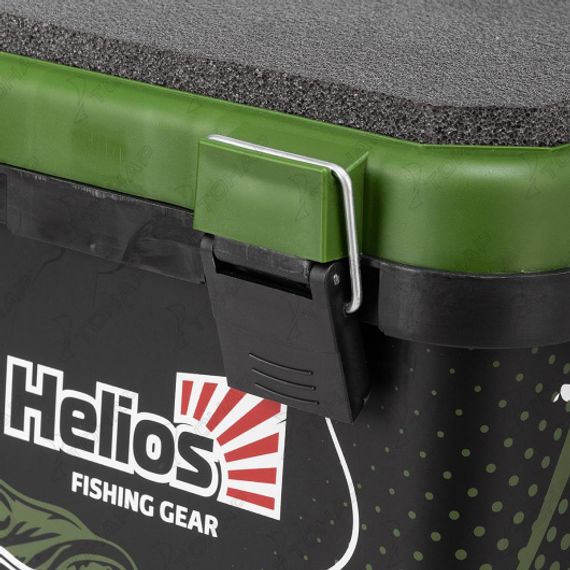 Ящик рыболовный зимний ZANDER односекционный хаки (HS-IML-19-H-1) Helios