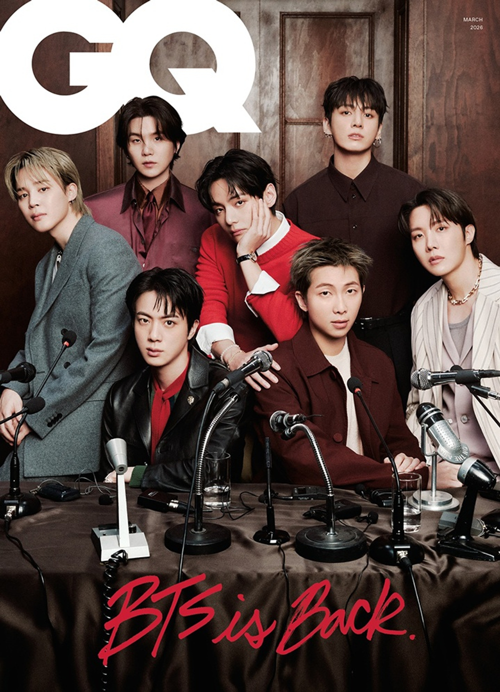 Журнал GQ KOREA - 2026.03 [Обложка: BTS] [С небольшим дефектом]