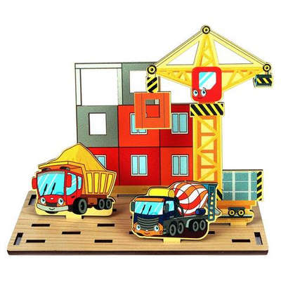 Настольная игра "Панорама.Стройка" (Woodland)