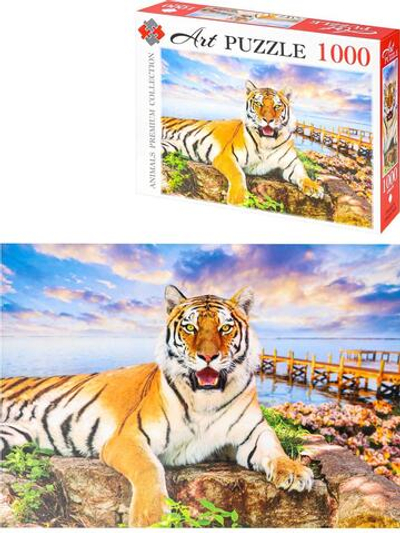 Пазл 1000эл. Artpuzzle "Хищный тигр" (Арт. ШТК1000-0571)
