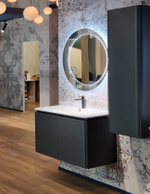 Мебель для ванной комнаты CEZARES STYLUS 95 см Nero grafite 55227 + 55264