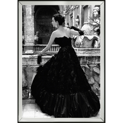 Постер BLACK EVENING DRESSПостер 70х100 G&C Черный / Серый