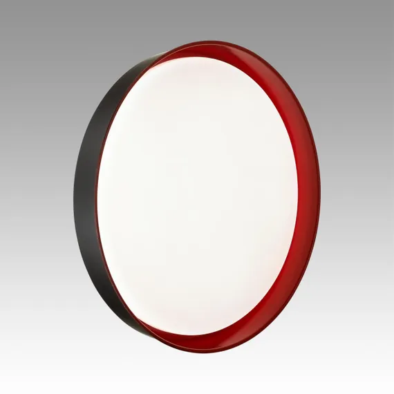 7710/EL COLOR SN 157 Светильник пластик/белый/красный LED 70Вт 3000-6000К D510 IP43 пульт ДУ TUNA RED