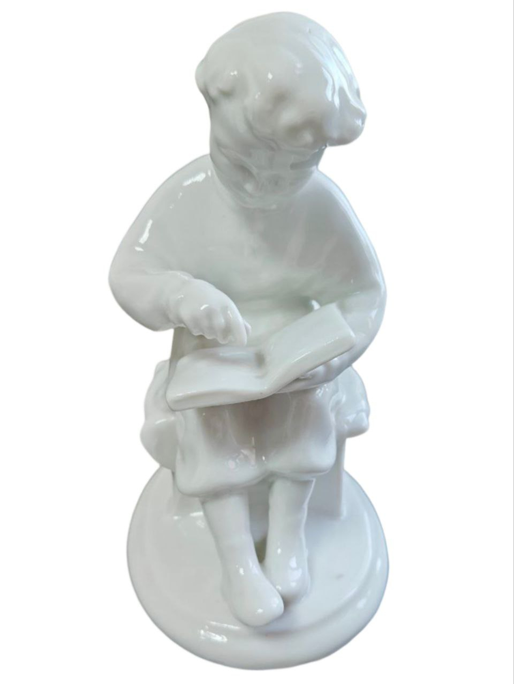 &&& Фарфоровая статуэтка "Юный Ленин" ЛФЗ