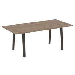 Onix Wood Direct Стол переговорный OW.PRG-19 Дуб Аризона/Дуб Темный/Металл Антрацит 1980*980*750