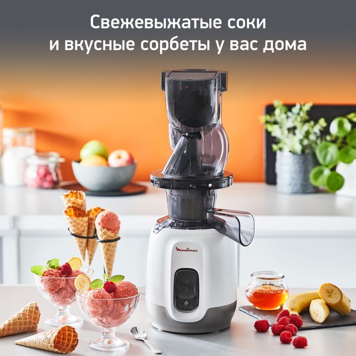 Шнековая соковыжималка Moulinex Ultra Juice ZU600110