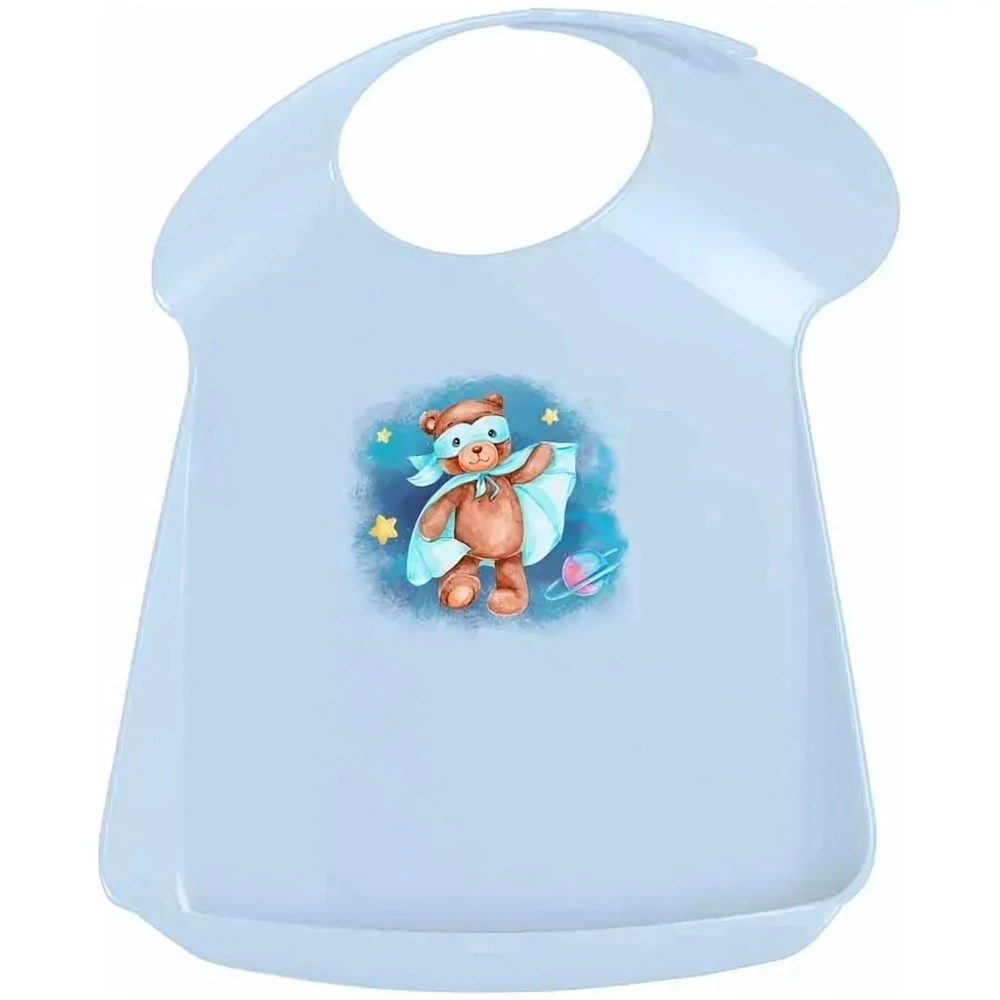 НАГРУДНИК ДЕТСКИЙ 345Х240Х52 ММ (Светло-голубой)