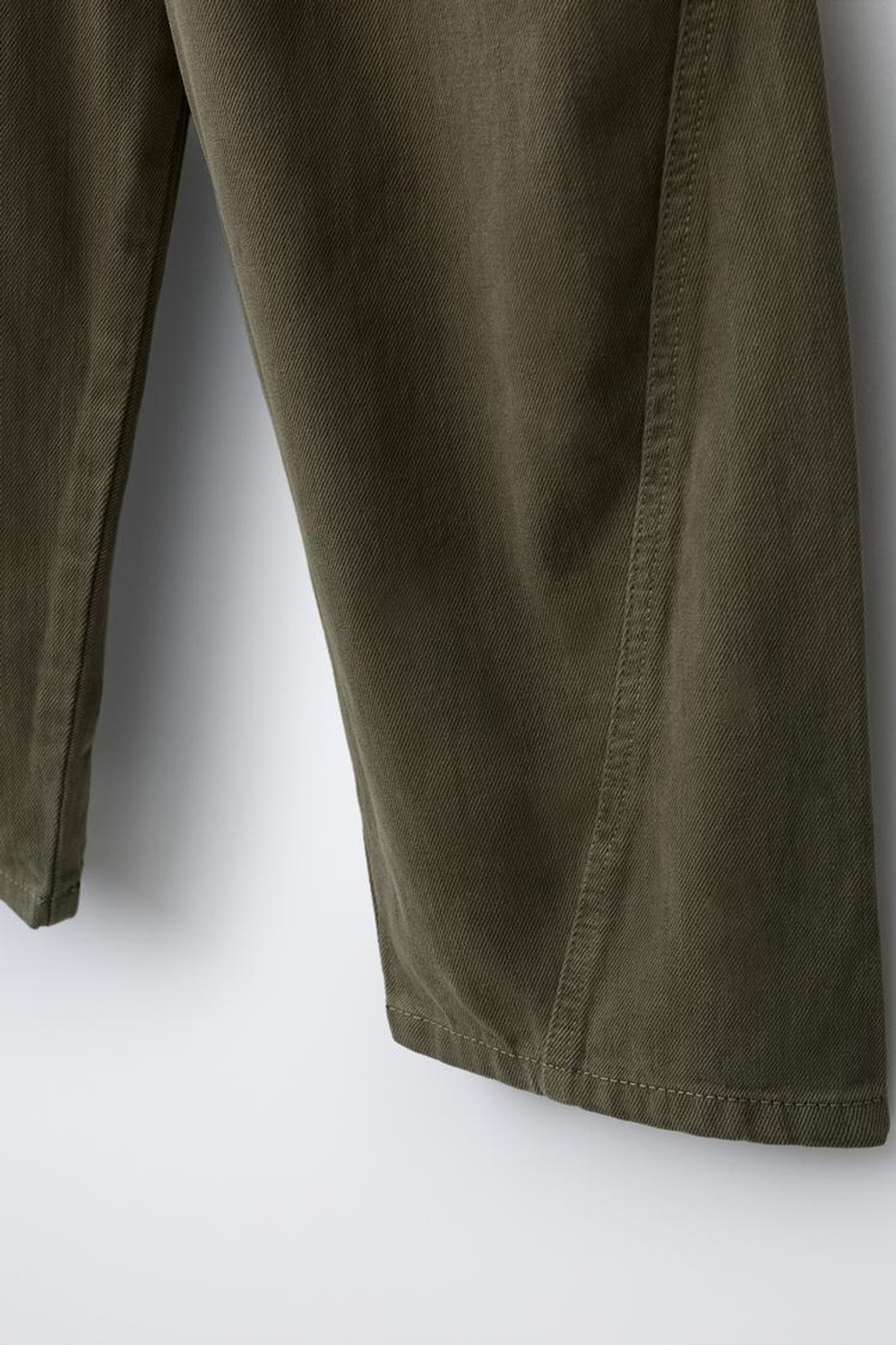 ZARA БРЮКИ BALLOON, ХАКИ