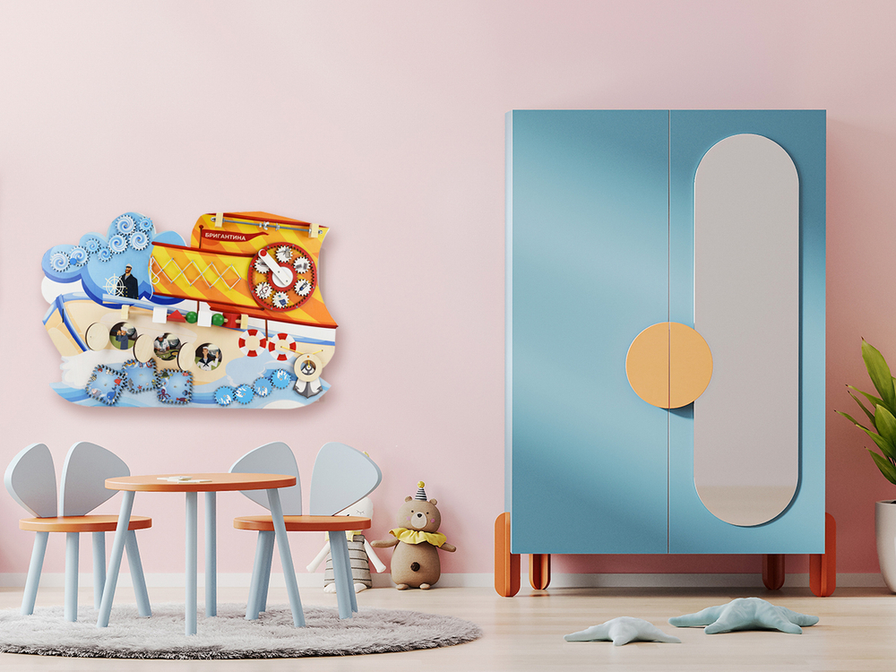 Бизиборд настенный. Серия Транспорт