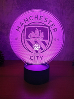 3D Светильник "Manchester City FC" (Манчестер Сити)