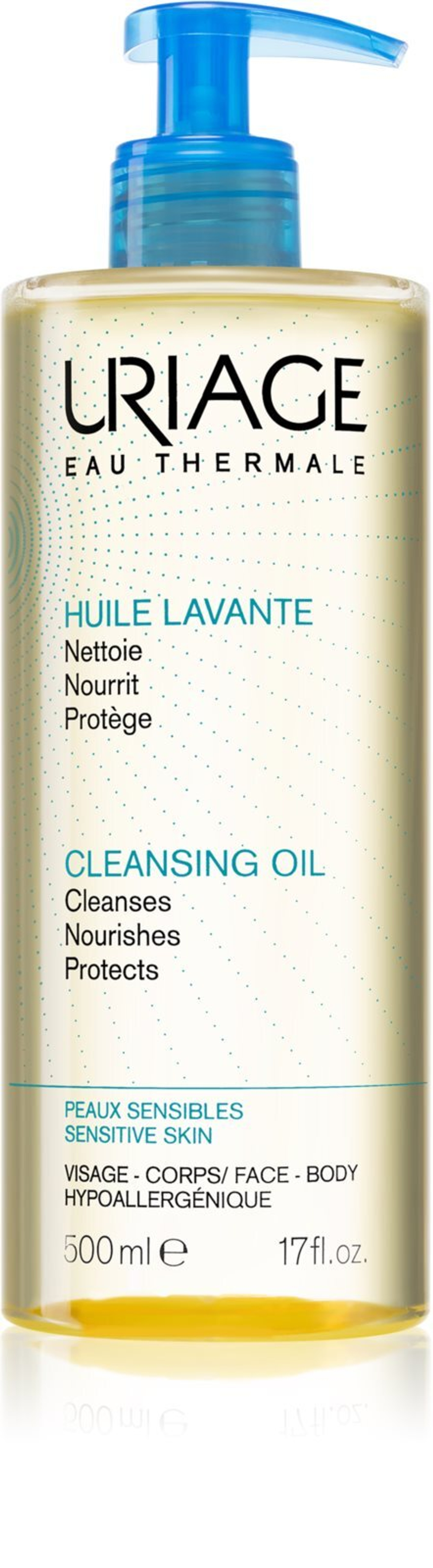 Uriage Hygiene Cleansing Oil - очищающее масло для лица и тела /   500  ml  / GTIN 3661434005879