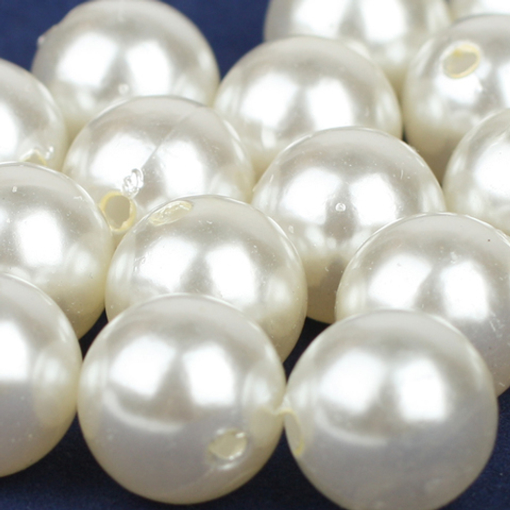 Бусы пластиковые-24мм-25г-Colibry