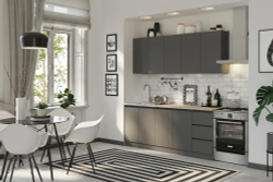 Кухня прямая Бруклин 2.0 м, материал лдсп