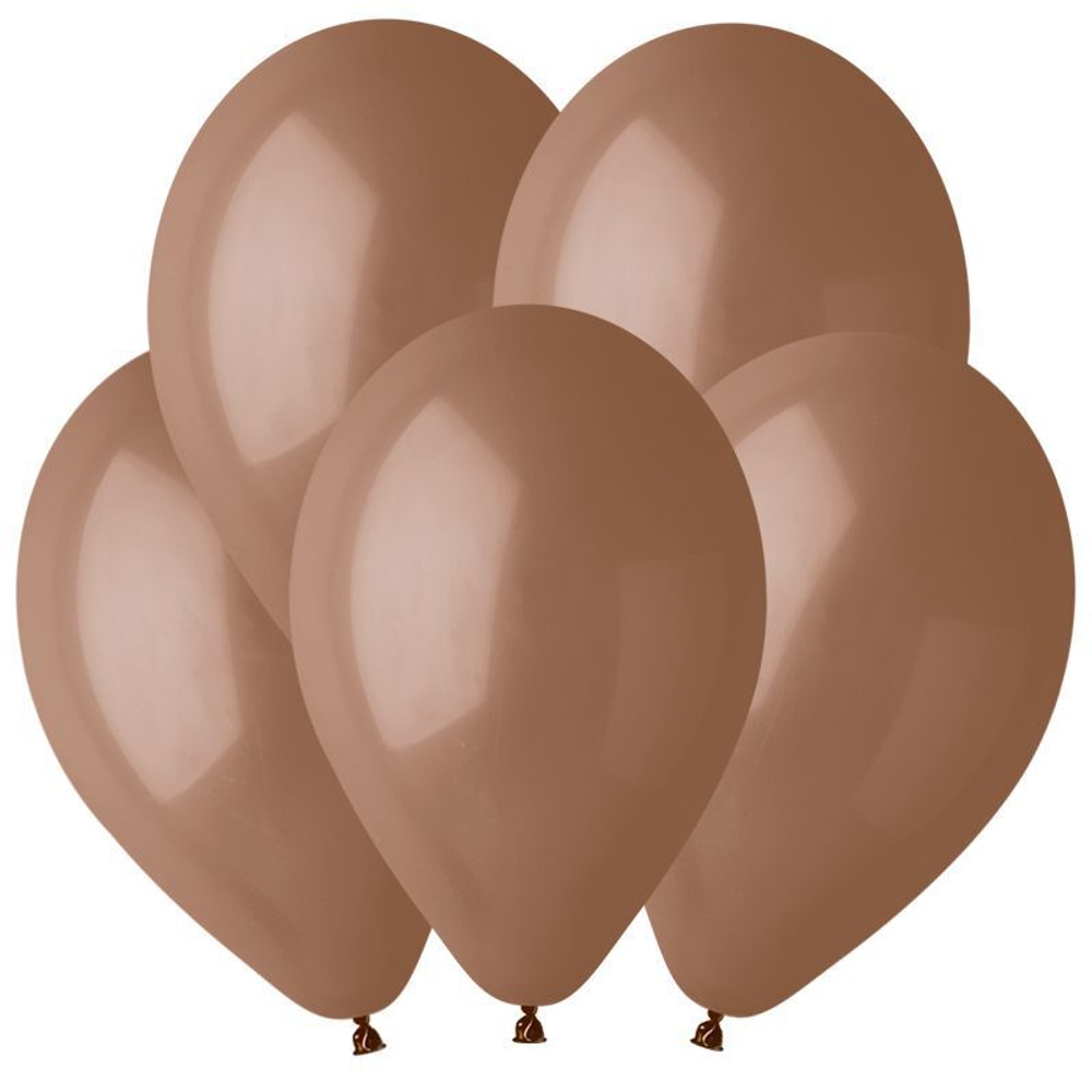 И 5"/13 см, Пастель, Кофе (Mocha 76), 100 шт.