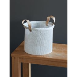 Корзина для хранения Sustainable collection, Ø27х25 см, молочная