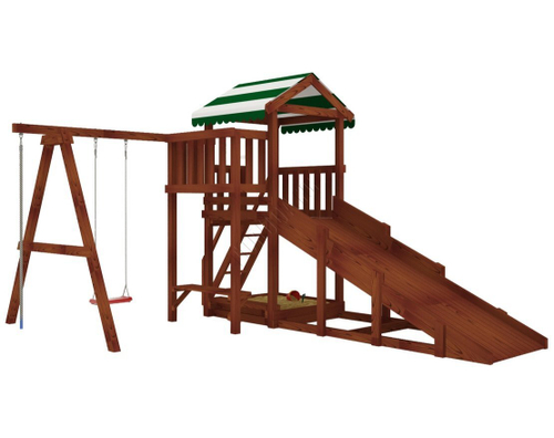 Детский игровой комплекс Мастер-1 (Махагон) 4 сезона