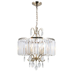 Citilux Инга CL335163 Люстра подвесная хрустальная Бронза