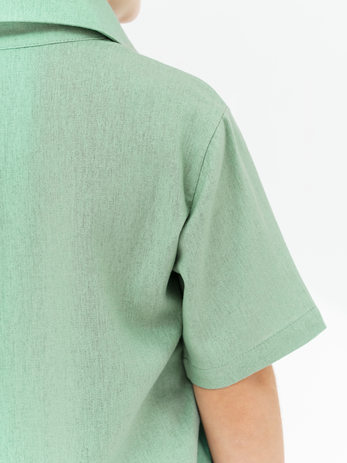 Костюм льняной с шортами