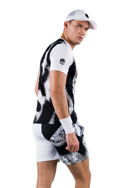 Мужская теннисная футболка Hydrogen Spray Tech Tee Man - white