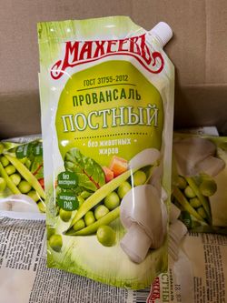Майонез Постный 390гр Махеев