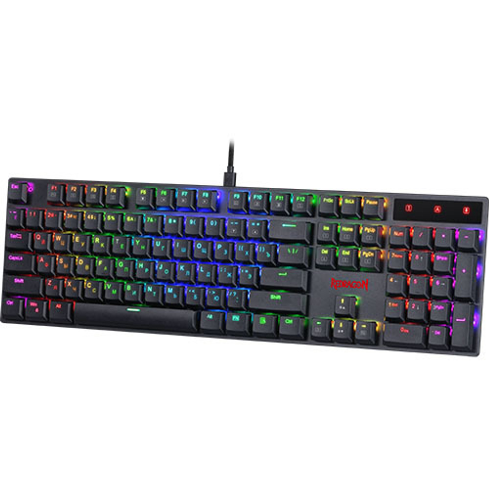 Механическая клавиатура Defender Apas, черная, тонкая