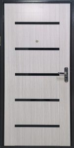 Входная дверь Мастино Slim ECO Lakobel Black: Размер 2050/860-960, открывание ПРАВОЕ